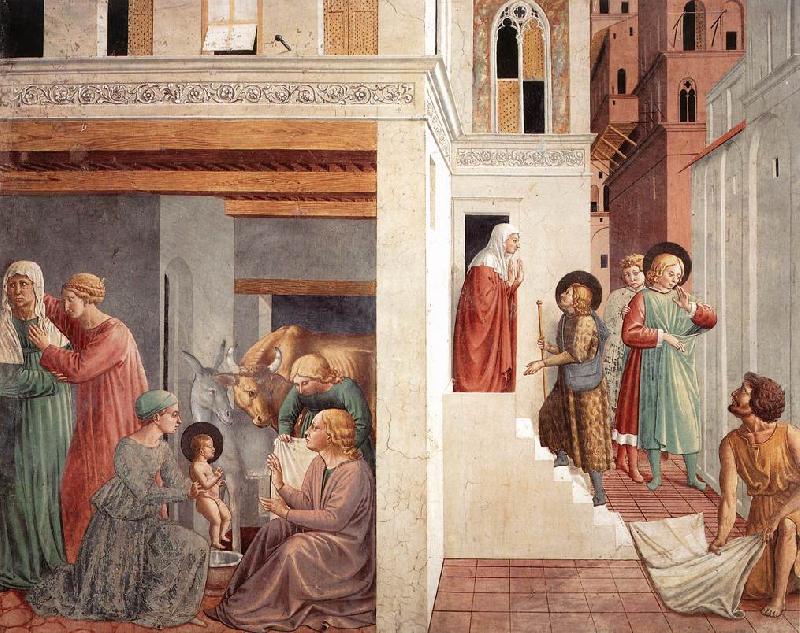 GOZZOLI, Benozzo Scenes from the Life of St Francis (Scene 1, north wall) g